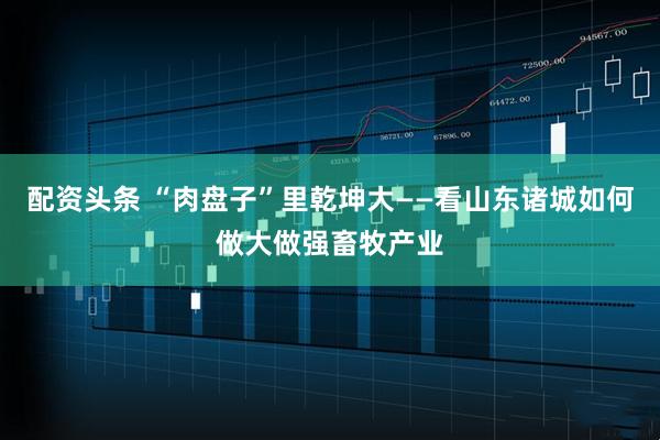 配资头条 “肉盘子”里乾坤大——看山东诸城如何做大做强畜牧产业